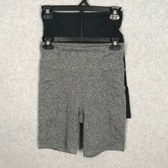 Zobha Balance Collection Shorts Women Small Bike High Rise 2 Pc Pocket 7" Inseam - Picture 1 of 10